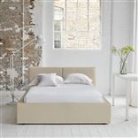 Modena Bed -Single - Cassia Velvet - Linen