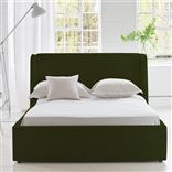 Amalfi Bed -Double - Cassia Velvet - Fern