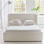 Amalfi Bed -Single - Brera Lino - Alabaster 