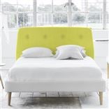 Cosmo Superking Headboard - White Buttons - Brera Lino Alchemilla