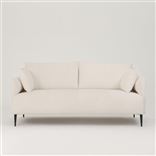 Positano 3 seater - Matt Black Legs - Tortona Chalk