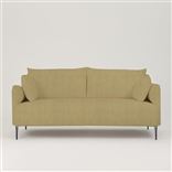 Positano 2.5 seater - Polished Steel Legs - Brera Lino Hemp