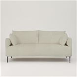 Positano 2.5 seater - Polished Steel Legs - Tarazona Chalk