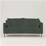Positano 2.5 seater - Polished Steel Legs - Tortona Fir