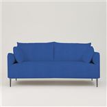 Positano 3 seater - Polished Steel Legs - Brera Lino Lagoon