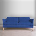 Milan 2.5 Seat Sofa - Brera Lino - Lagoon - Beech Leg