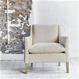 Milan Chair - Aria - Chalk - Beech Leg