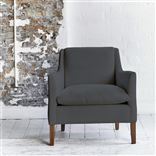 Milan Chair - Cassia - Granite - Walnut Leg