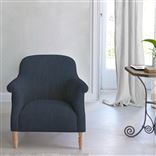 Paris Chair - Tortona - Indigo - Beech Leg