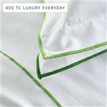 Astor Emerald Green Cotton Bed Linen Set