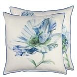 Coquelicot Delft Cushion