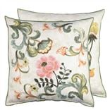 Osier Damasse Travertine Cushion