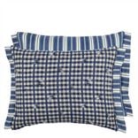 Toile Vichy Indigo Cushion