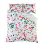 Japanese Magnolia Fuchsia King Set Duvet Cover Set