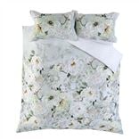Fleur Blanche Platinum Double Duvet Cover Set