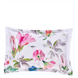 Japanese Magnolia Fuchsia Oxford Pillowcase Pair - Reverse