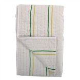 Embroidered Quilt Green 