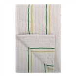 Green Embroidered Quilt