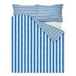 Burlington Stripe Cobalt Stripe Double Duvet Cover