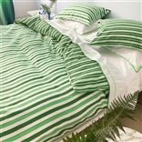 Burlington Stripe Emerald Bed Linen