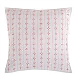 Embroidered Cushion Fuchsia 