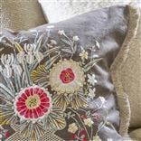 Palette Provençale Bark Embroidered Cushion