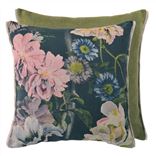 Delft Flower Graphite Cushion