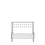 Harper Bench with Arms
