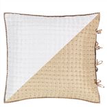 Chenevard Natural & Chalk Square Pillowcase