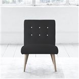 Eva Chair - White Buttons - Beech Leg - Cassia Slate