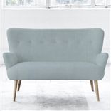 Florence 2 Seater - Self Buttons - Beech Leg - Brera Lino Lapis