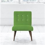 Eva Chair - White Buttons - Walnut Leg - Cassia Grass