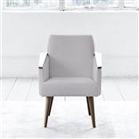 Ray - Chair - Walnut Leg - Brera Lino Platinum