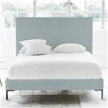 Square Bed - Superking - Metal Leg - Brera Lino Lapis