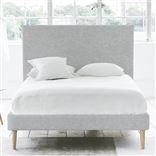 Square Bed - Superking - Beech Leg - Brera Lino Graphite