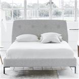 Cosmo Bed - Self Buttons - Superking - Metal Leg - Brera Lino Graphite