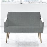 Ray - Two Seater - Beech Leg - Brera Lino Zinc