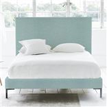 Square Bed - Superking - Metal Leg - Brera Lino Celadon