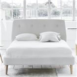Cosmo Bed - Self Buttons - Superking - Beech Leg - Brera Lino Alaba...
