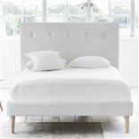 Polka Bed - White Buttons - Superking - Beech Leg - Brera Lino Alab...