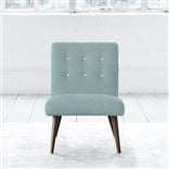 Eva Chair - White Buttons - Walnut Leg - Brera Lino Celadon