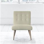 Eva Chair - White Buttons - Beech Leg - Elrick Natural