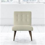 Eva Chair - White Buttons - Walnut Leg - Elrick Natural