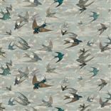 Chimney Swallows - Sky Blue Cutting