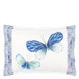 Papillons Cobalt Queen Sham