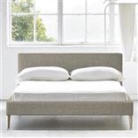 Square Low Bed -  Superking  -  Beech Leg  -  Conway Natural