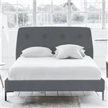 Cosmo Bed - Self Buttons - Superking - Metal Leg - Conway Gunmetal