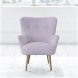 Florence Chair - Self Buttonss - Beech Leg - Conway Orchid