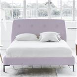 Cosmo Bed - Self Buttons - Superking - Metal Leg - Conway Orchid