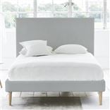 Square Bed - Superking - Beech Leg - Conway Platinum